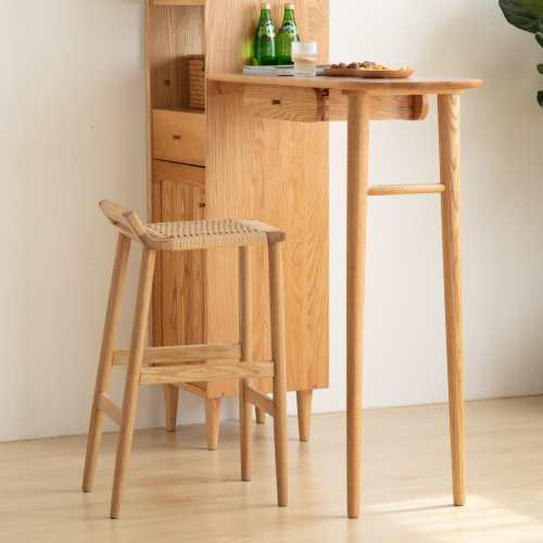 Solidwood Santa Rosa Rattan Bar Stool