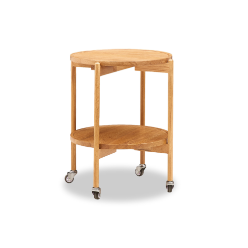 Solidwood Santa Rosa Side Table with Wheels