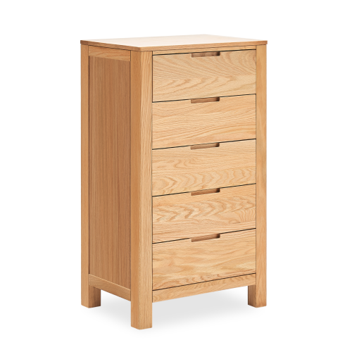 Solidwood Norway Chest of 5 drawers, 58x40x100cm