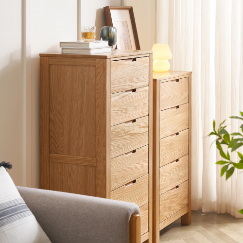 Solidwood Norway Chest of 5 drawers, 58x40x100cm