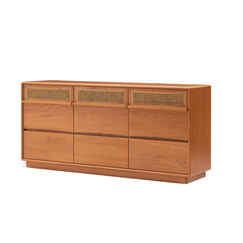 Solidwood Calamo Chest of 9 Drawers
