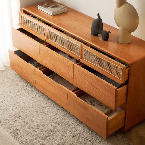 Solidwood Calamo Chest of 9 Drawers