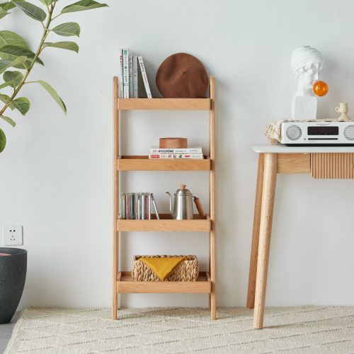 Solidwood Fuji Shelving Unit 4-Tier