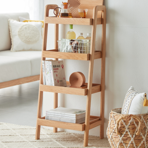 Solidwood Fuji Shelving Unit 4-Tier