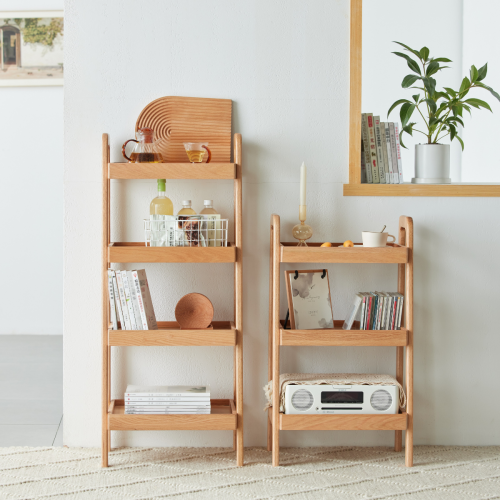 Solidwood Fuji Shelving Unit 4-Tier