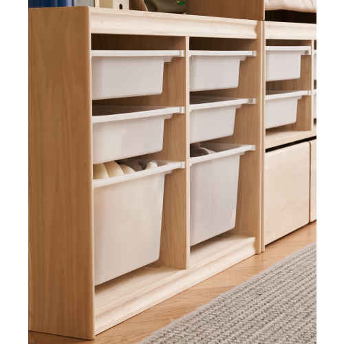 Solidwood Mio Kids Toy Storage Combination with 6 Boxes