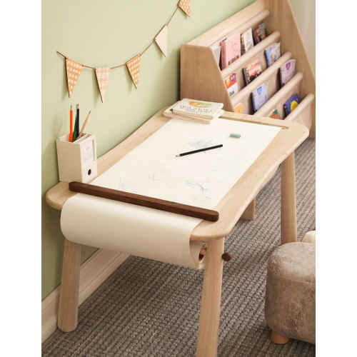 Solidwood Mio Kids Desk with Storage Box