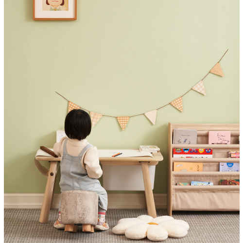 Solidwood Mio Kids Desk with Storage Box