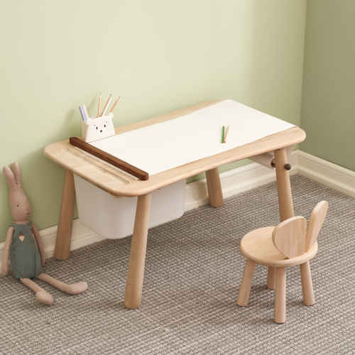 Solidwood Mio Kids Desk with Storage Box