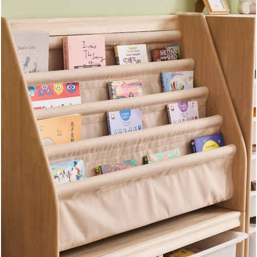 Solidwood Mio Kids Bookshelf + Toy Storage Combination, Set of 3