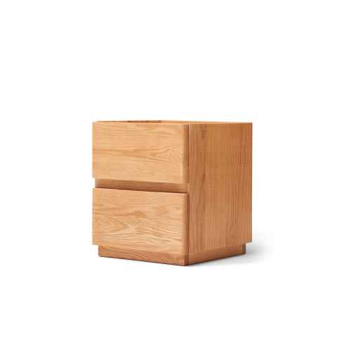 Solidwood Bailey 2-Drawer Bedside Table