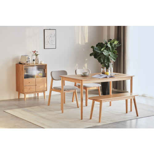 Solidwood Bailey Sideboard, 65x40x85CM, Oak