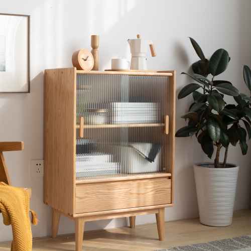 Solidwood Bailey Storage Cabinet with Drawer