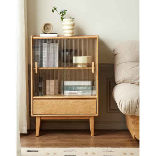 Solidwood Bailey Storage Cabinet with Drawer