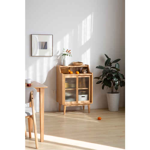 Solidwood Bailey Sideboard, 60x38x90CM, Oak