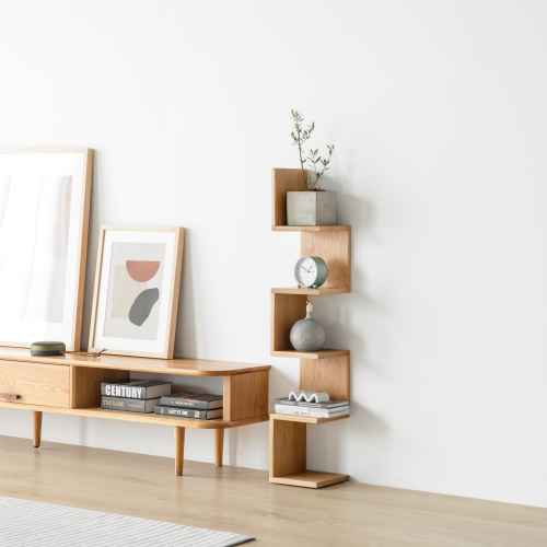 Solidwood Pittsburgh Corner Bookshelf