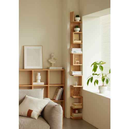 Solidwood Pittsburgh Corner Bookshelf