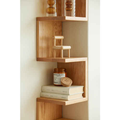 Solidwood Pittsburgh Corner Bookshelf