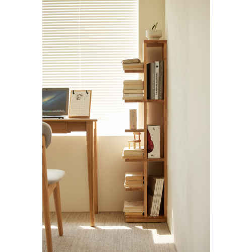 Solidwood Fuji 6-Tier Bookshelf