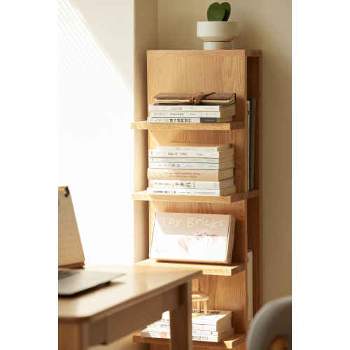 Solidwood Fuji 6-Tier Bookshelf