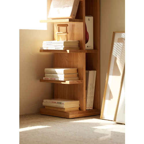 Solidwood Fuji 6-Tier Bookshelf