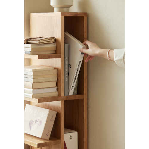 Solidwood Fuji 6-Tier Bookshelf