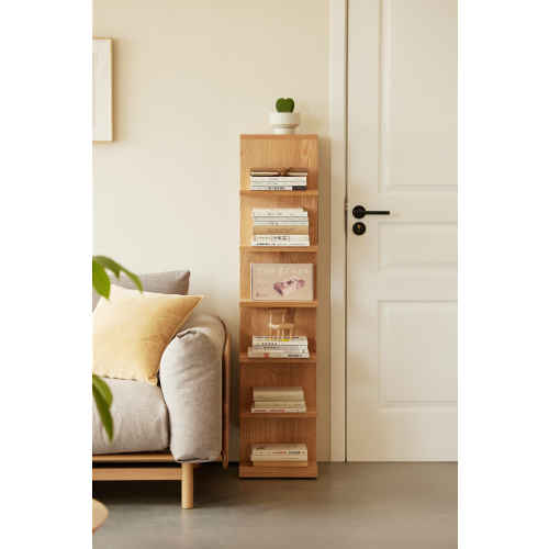 Solidwood Fuji 6-Tier Bookshelf