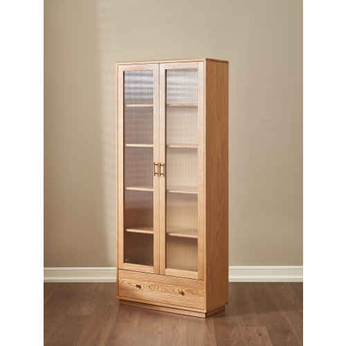 Solidwood Santa Rosa Bookcase with Doors, 185cm