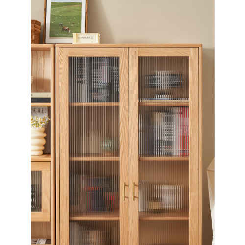 Solidwood Santa Rosa Bookcase with Doors, 185cm