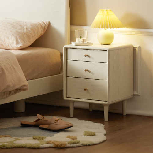 Solidwood Dolce 3-Drawer Bedside Table