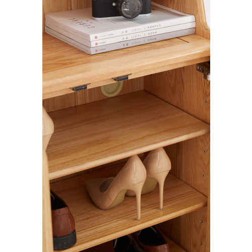 Solidwood Fuji Shoe Storage Cabinet, Low