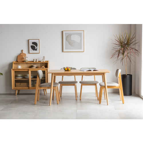 Solidwood Fuji Dining Table, 1.2m