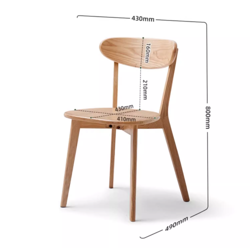 Solidwood Kano Dining Chair, Set of 2