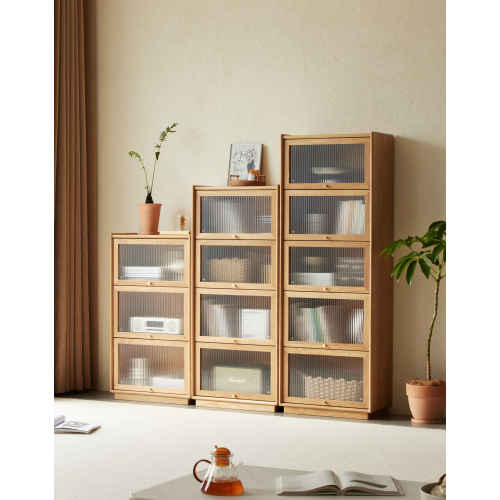 Solidwood Vitalis 5-Tier Storage Cabinet, 60x32x166cm