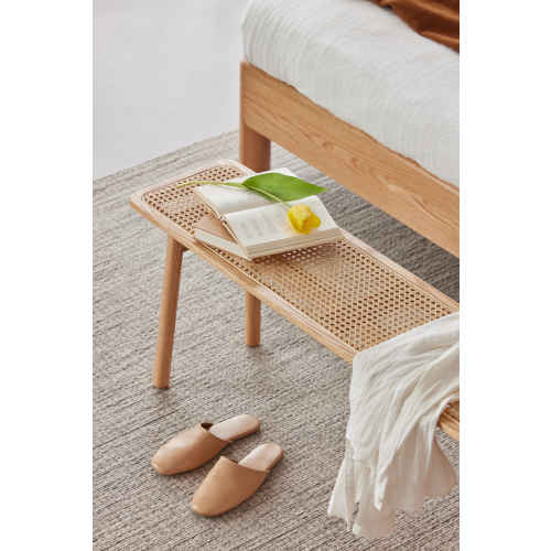 Solidwood Fuji Rattan Bench, 1.2m