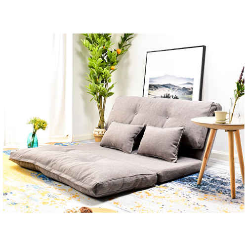 Urbana Japanese Futon Lounge Sofa Bed, Grey, 150cm