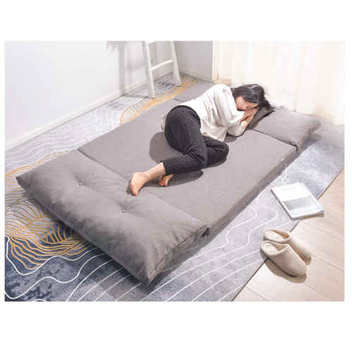 Urbana Japanese Futon Lounge 1-Seater Sofa Bed, 120cm, Grey