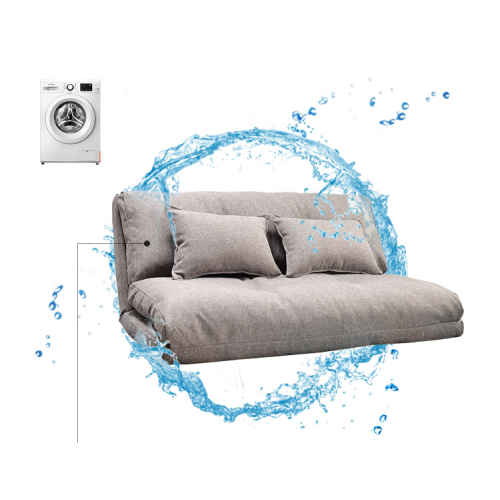 Urbana Japanese Futon Lounge 1-Seater Sofa Bed, 120cm, Grey