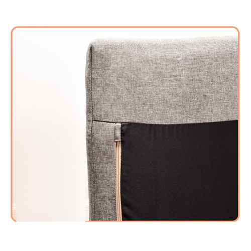 Urbana Japanese Futon Lounge 1-Seater Sofa Bed, 120cm, Grey