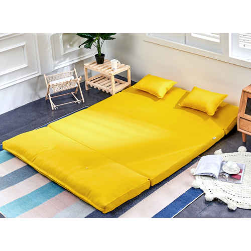 Urbana Japanese Futon Lounge Sofa Bed, Yellow, 120cm