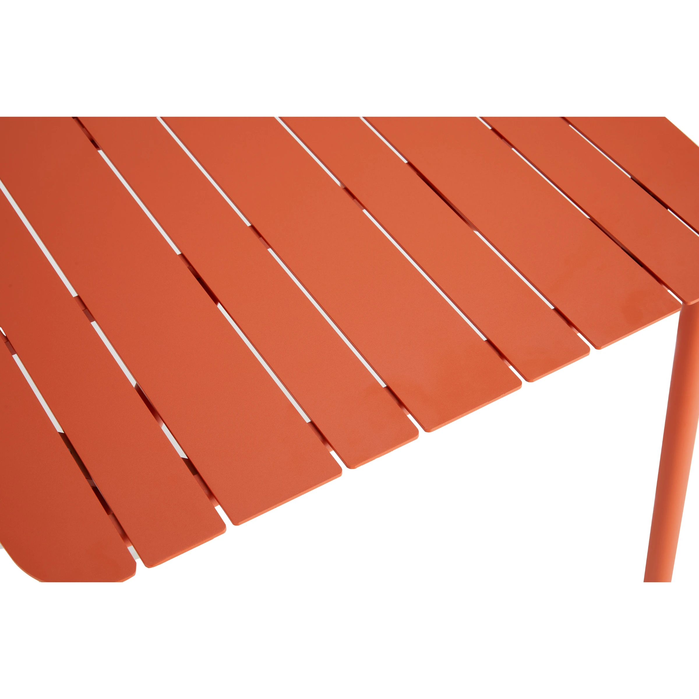 Wellmax Verano Outdoor Aluminium Square Dining Table Set with 2 Chairs, Terracotta