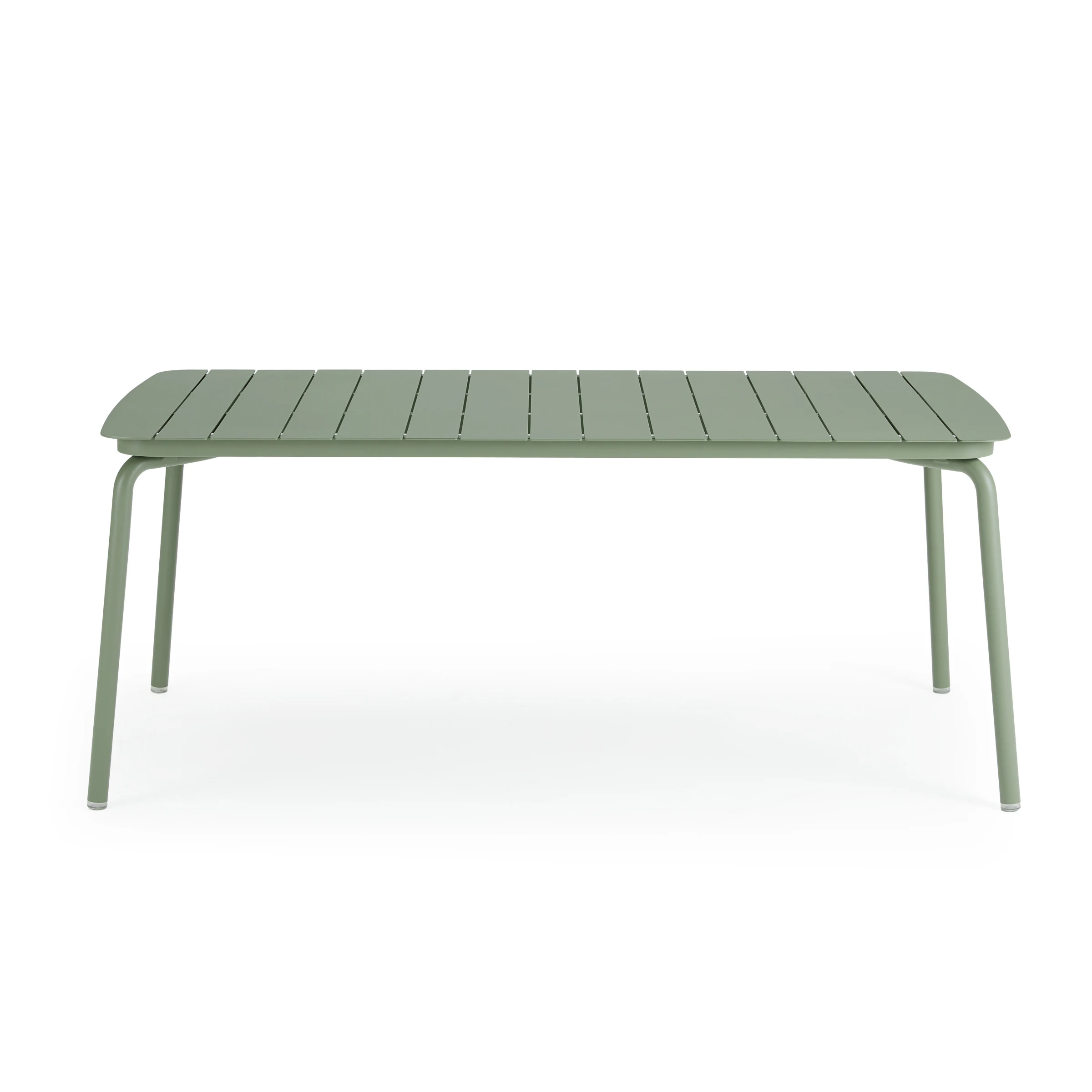 Wellmax Verano Outdoor Aluminium Rectangle Dining Table Set with 4 Chairs, Green