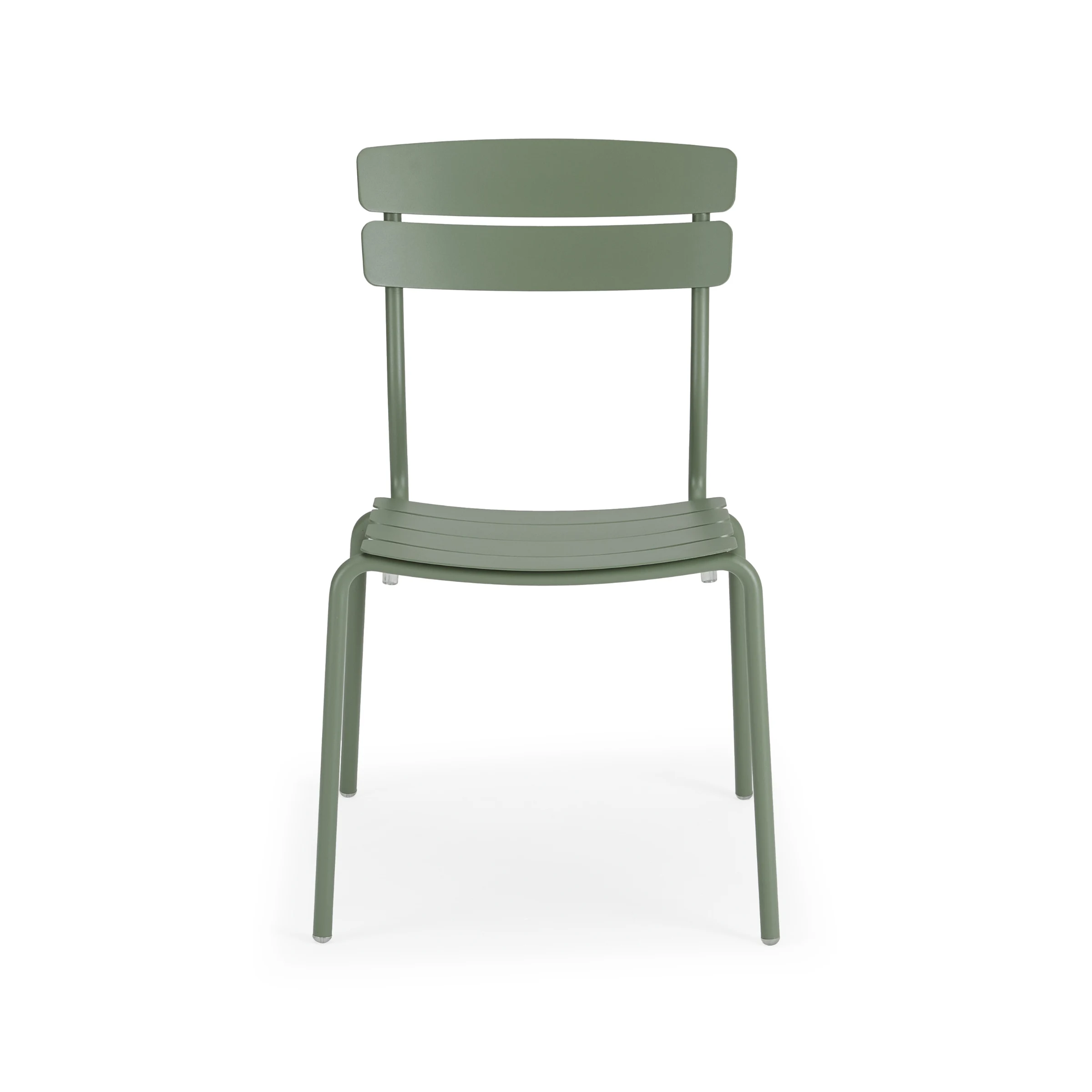 Wellmax Verano Outdoor Aluminium Square Dining Table Set with 2 Armchairs + 2 Chairs, Green