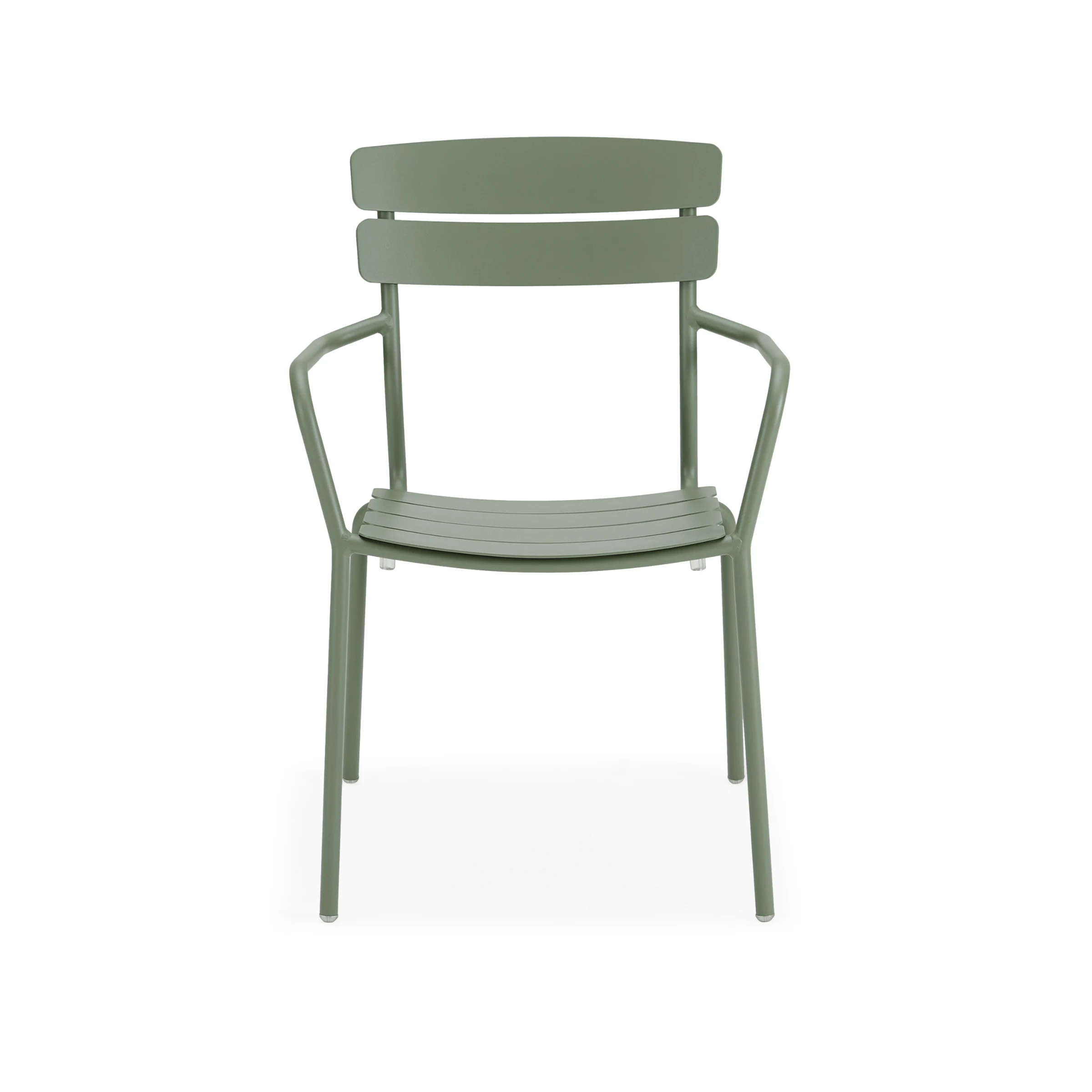 Wellmax Verano Outdoor Aluminium Square Dining Table Set with 2 Armchairs + 2 Chairs, Green