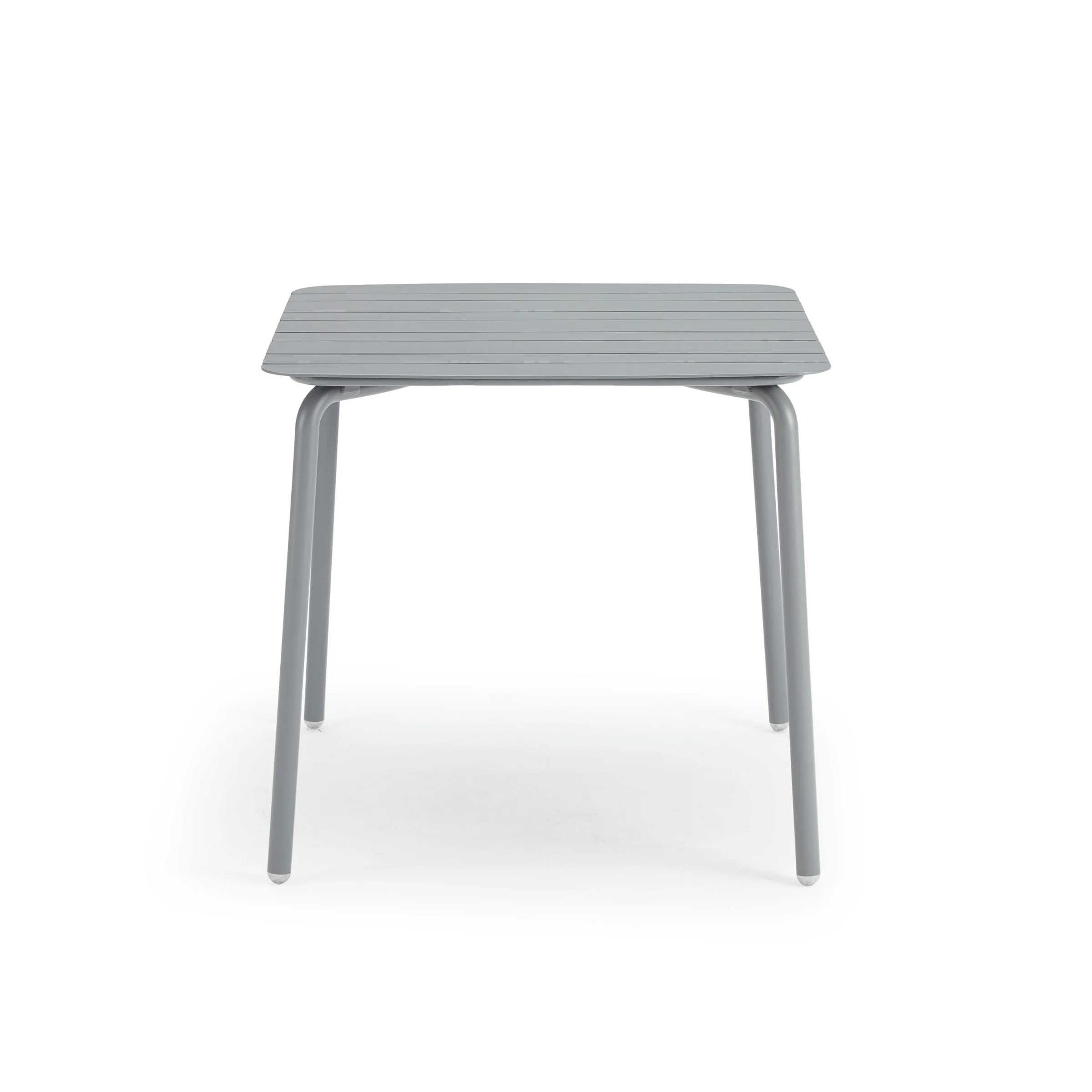 Wellmax Verano Outdoor Aluminium Square Dining Table Set with 2 Chairs, Grey