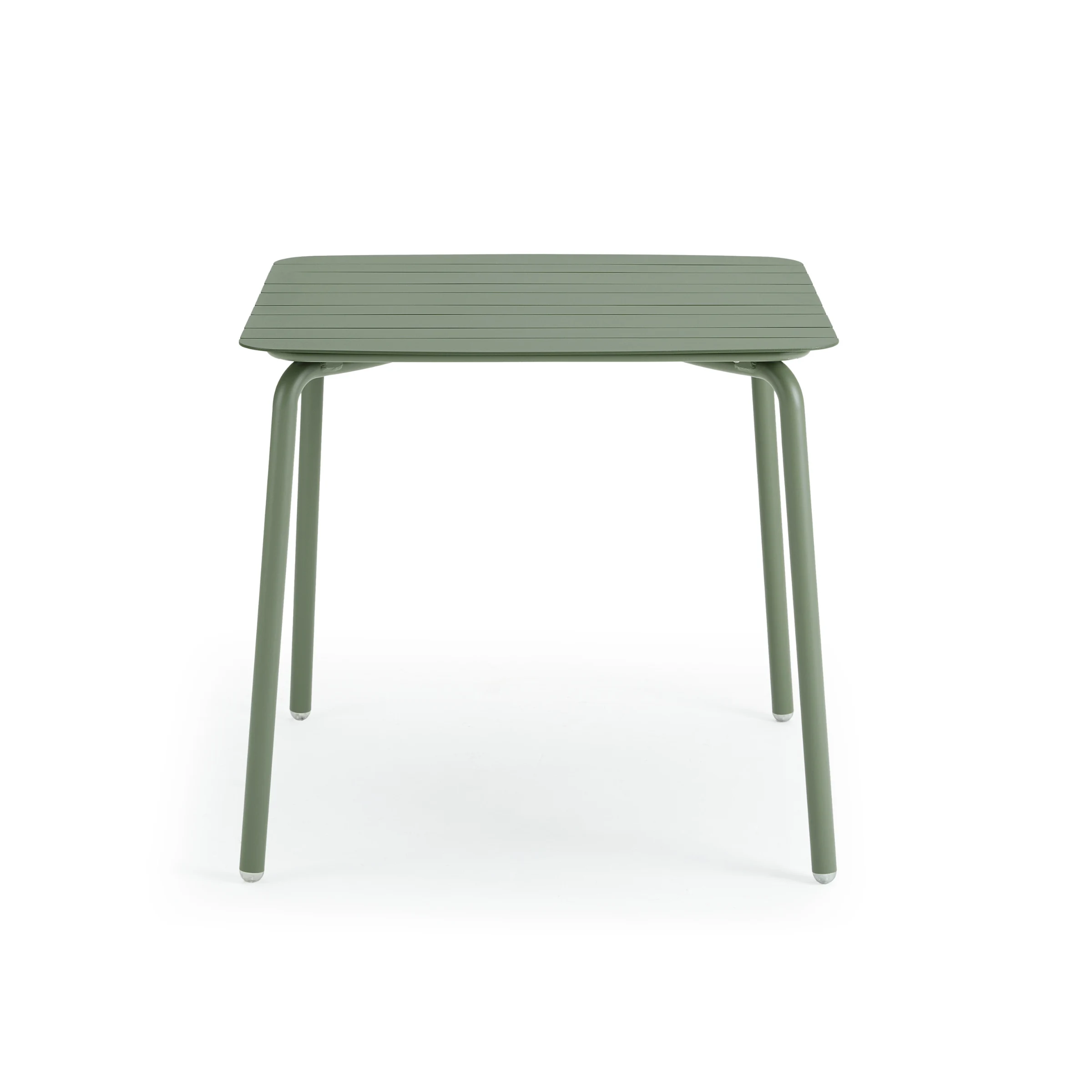 Wellmax Verano Outdoor Aluminium Square Dining Table Set with 4 Chairs, Green