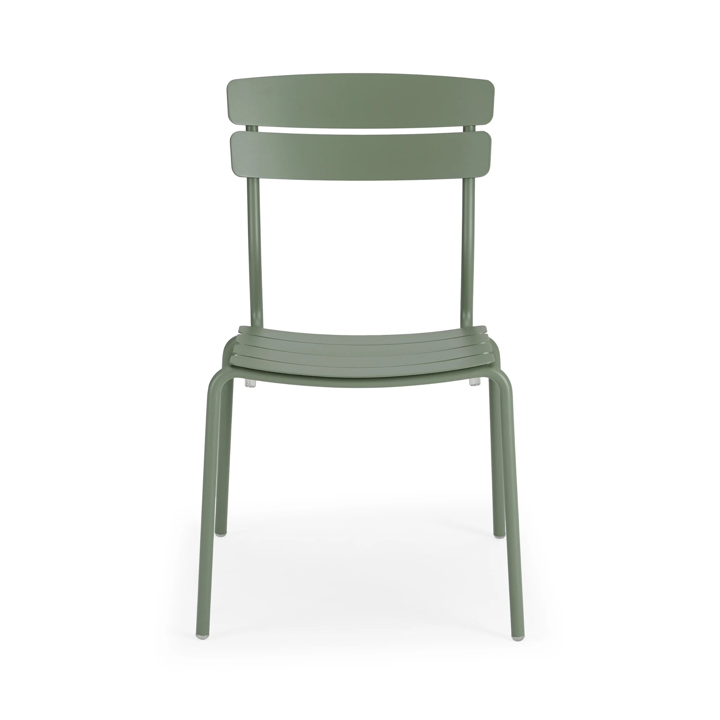 Wellmax Verano Outdoor Aluminium Square Dining Table Set with 4 Chairs, Green