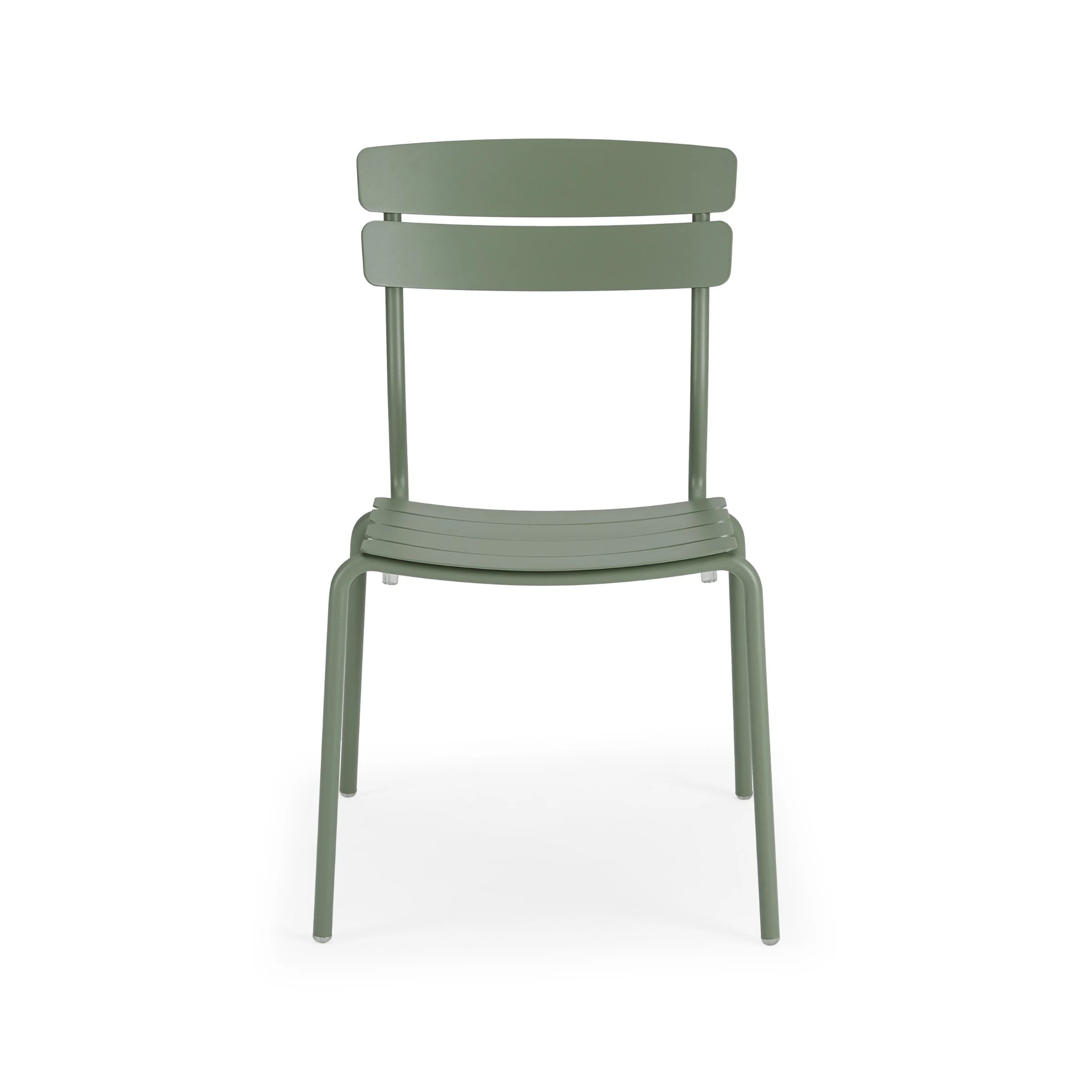Wellmax Verano Outdoor Aluminium Rectangle Dining Table Set with 2 Armchairs + 4 Chairs, Green