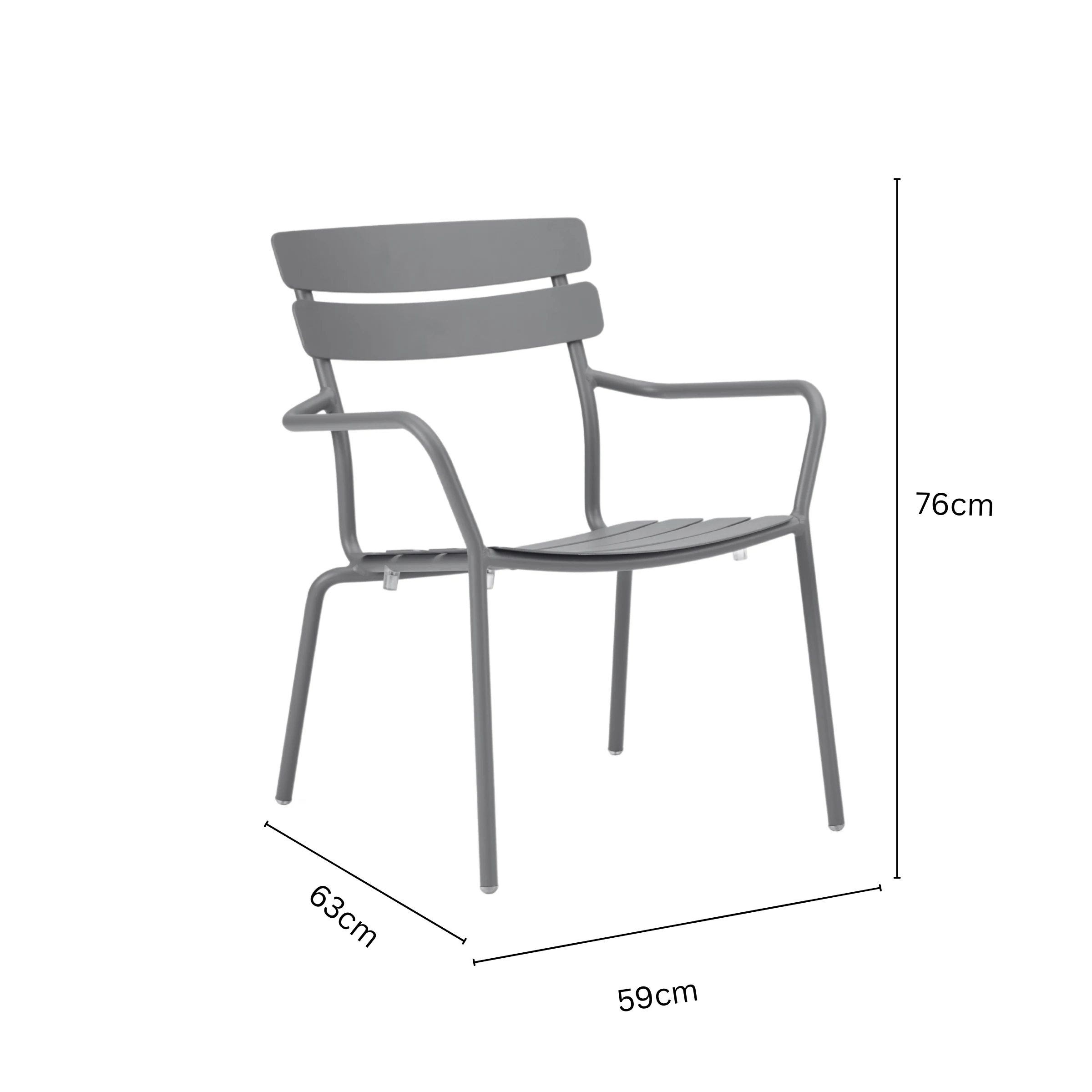 Wellmax Verano Balcony Aluminium Side Table and Chairs Set, Green