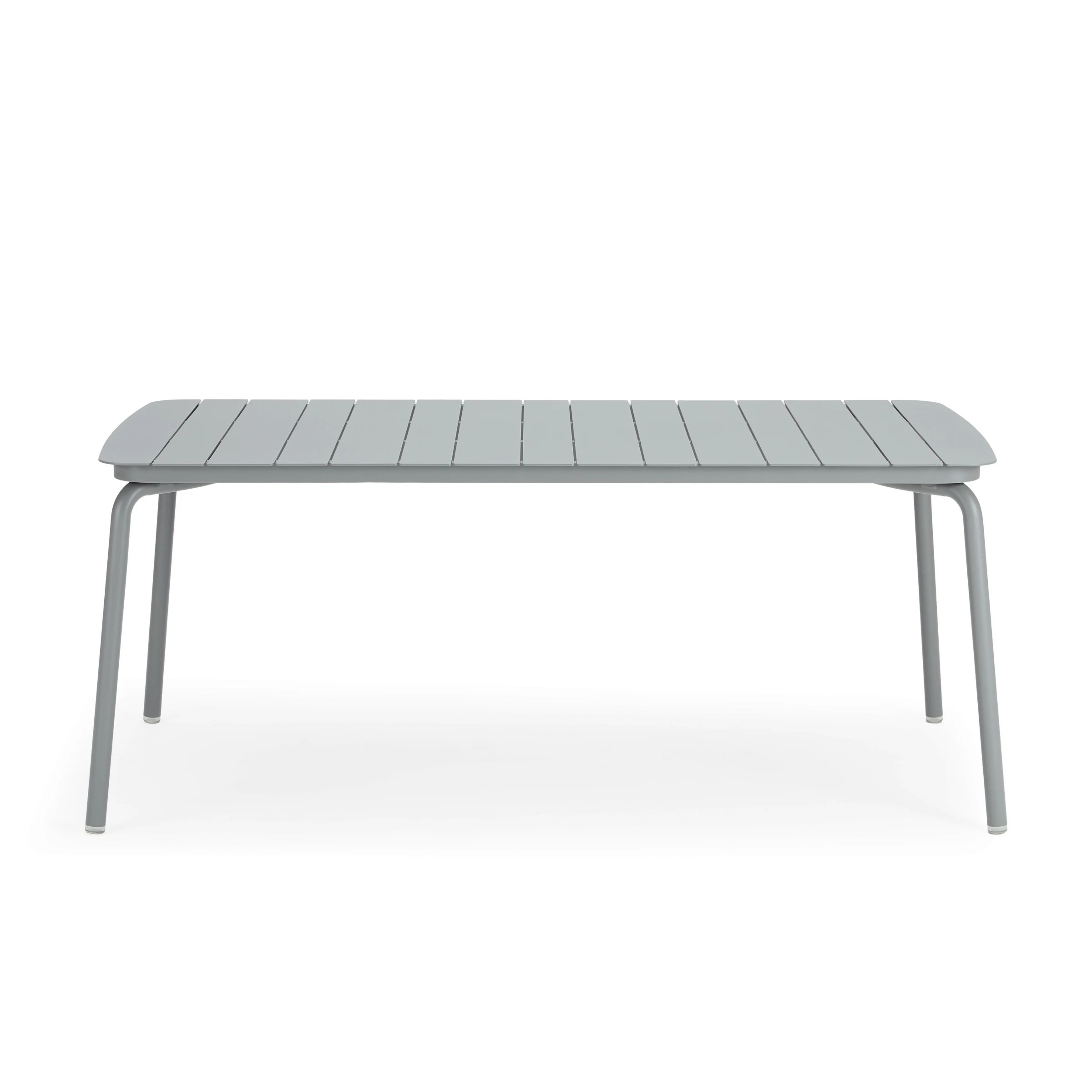 Wellmax Verano Outdoor Aluminium Rectangle Dining Table, Grey